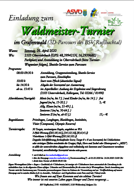 Waldmeisterturnier 2020