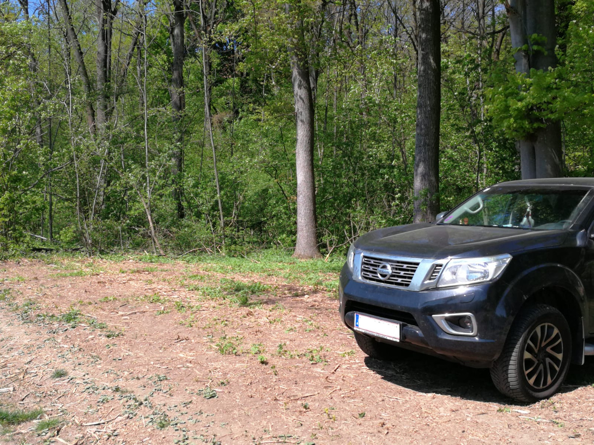 Parkplatz neu