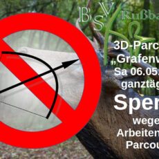 Grafenwald: 3D-Parcours-Sperre am Sa 06.05.2017